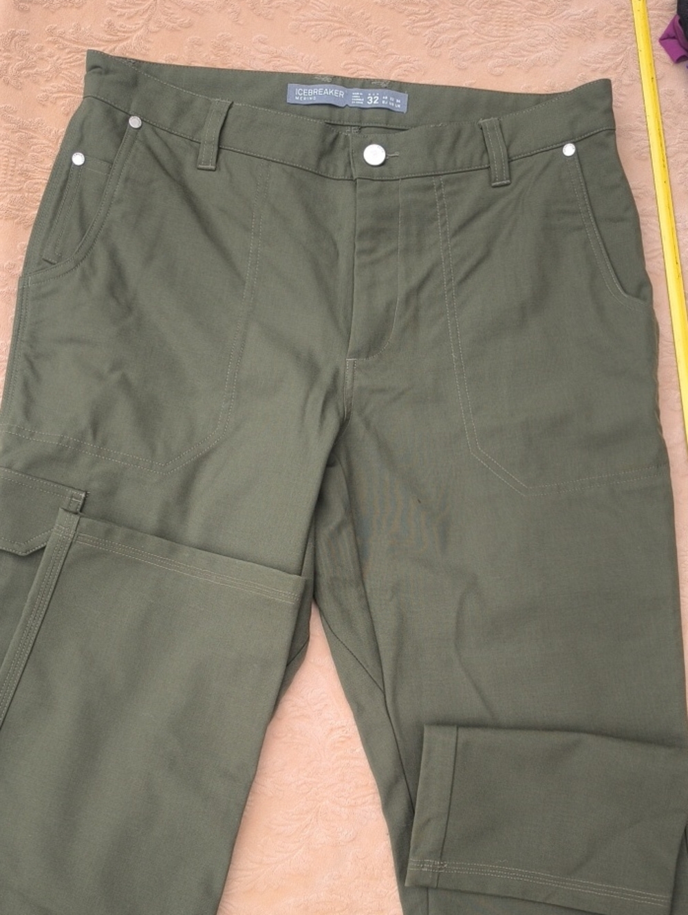 Icebreaker Men's Cargo Pants in Olive